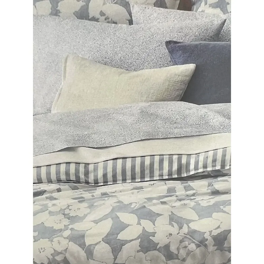Ralph Lauren Willa Floral Full Queen Duvet Cover Set Chambray Cream $300 NIP